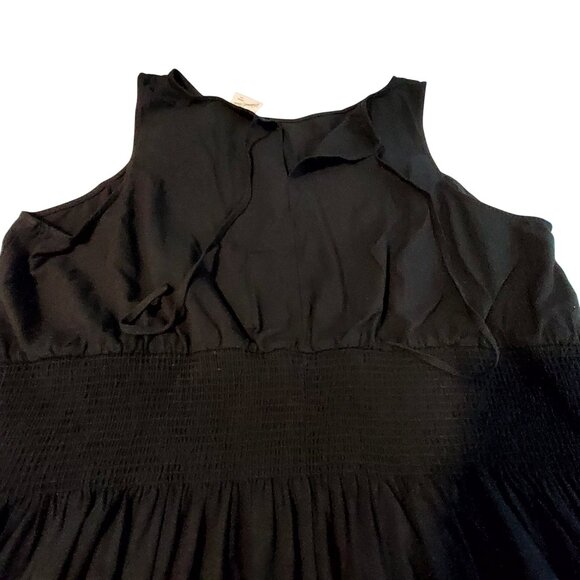 Universal Thread Womens Black Sleeveless Dress 2X Cotton Blend With Tags - Picture 4 of 13